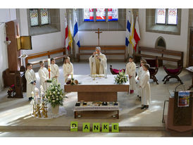 Dankgottesdienst der Kommunionkinder (Foto: Karl-Franz Thiede)